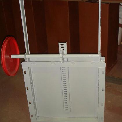 Задвижка реечная роликовая ручная\электрическая 5